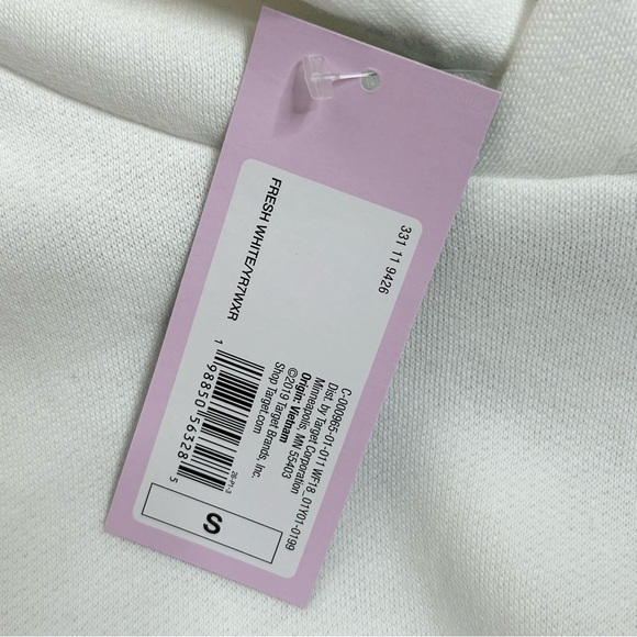 Wild Fable Women's Hoodie Sweatshirt White Size Small Brazil Copa Cabana New - Picture 5 of 9